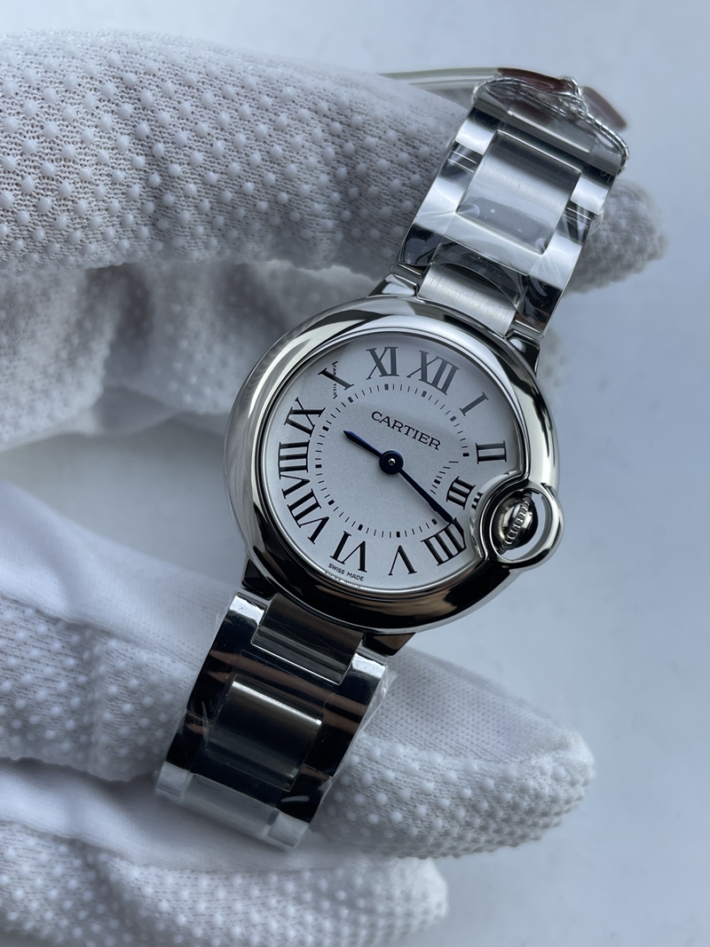 (준비완료/특급배송)NO.3724/3K공장 까르띠에 발롱블루 스몰 28MM 여성용