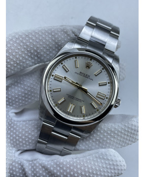 (준비완료/특급배송)NO.3732/VS공장 롤렉스 오이스터퍼페츄얼 실버 다이얼 41미리