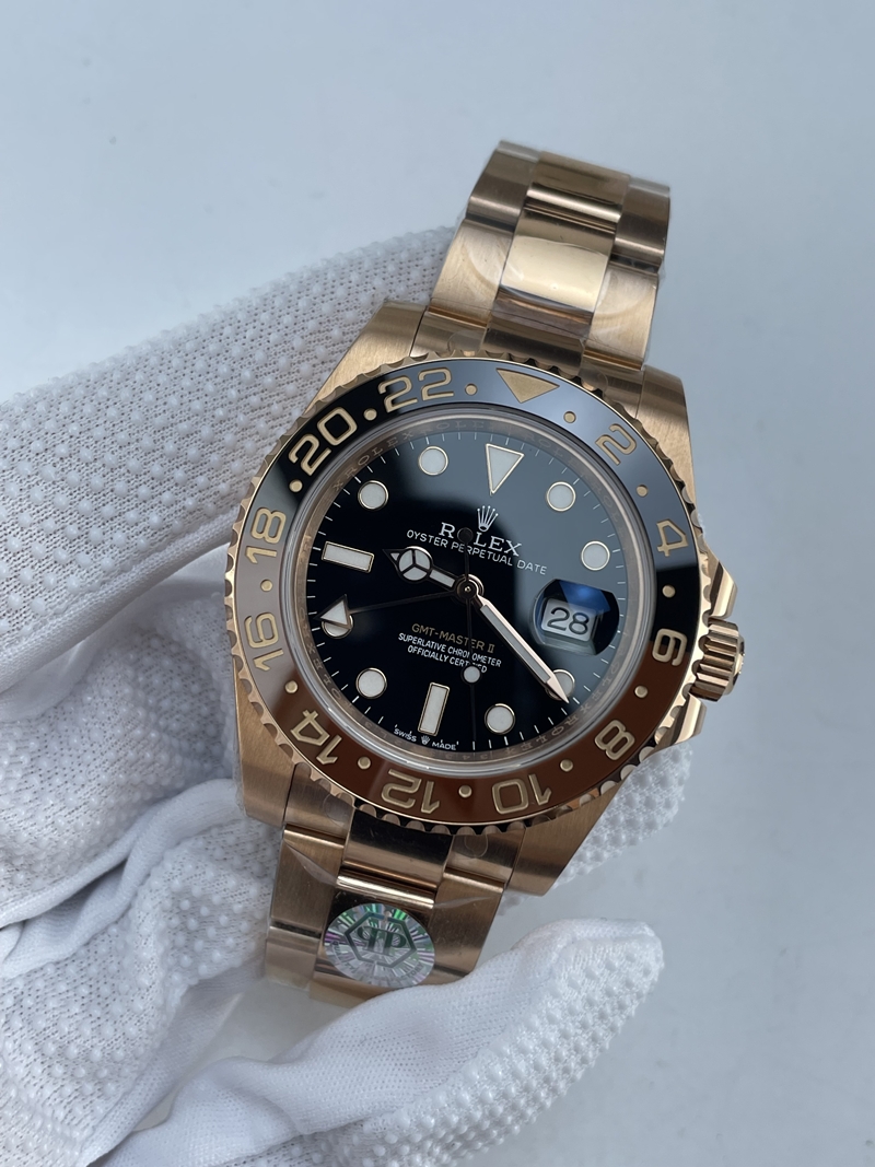 (준비완료/특급배송)NO.4164/QP공장 롤렉스 GMT-Master II 126715 CHNR 블랙브라운 세라믹 블랙 다이얼 브레이슬릿 JH3285 CHS
