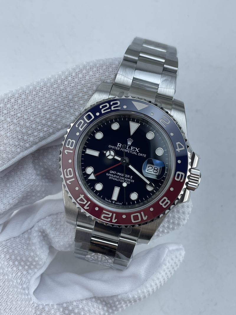 (준비완료/특급배송)NO.4165/QP공장 롤렉스 GMT-Master II 126719 BLRO 블루레드 세라믹 블랙 다이얼 브레이슬릿 JH3285 CHS