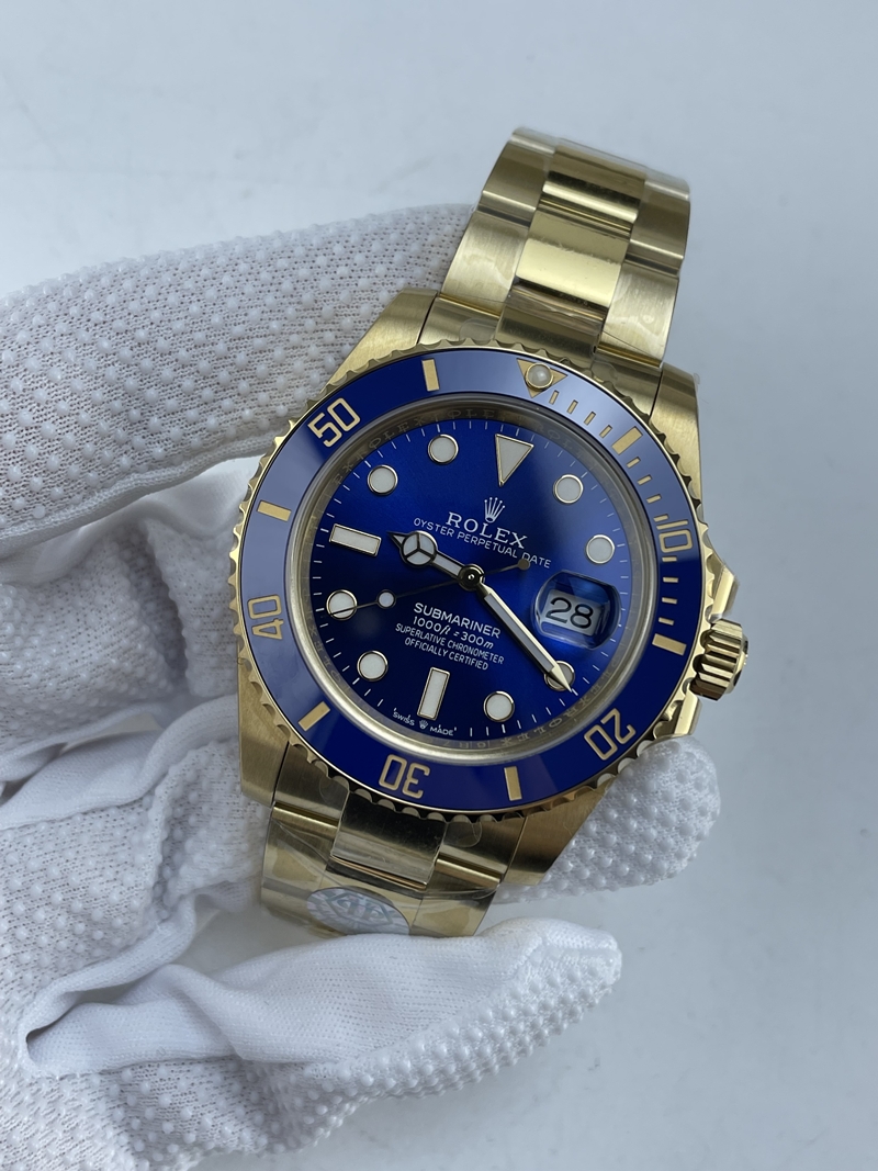 (준비완료/특급배송)NO.4168/QP공장 롤렉스 서브마리너 41mm 126618 LB 블루 세라믹 JH3235