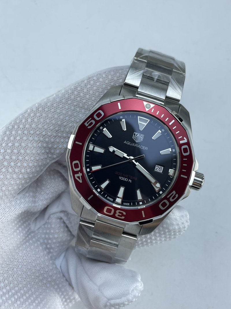 (준비완료/특급배송)NO.4178/신공장 태그호이어 아쿠아레이서 43MM 블루 브슬