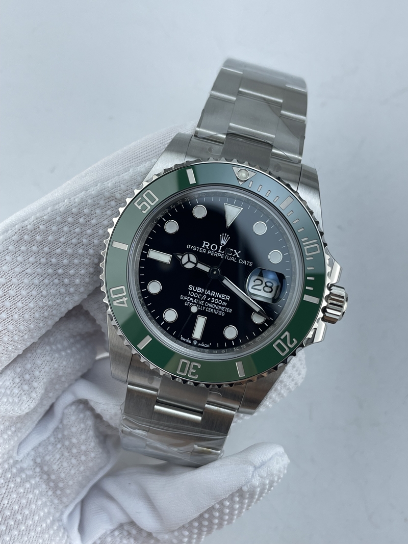 (준비완료/특급배송)NO.4399/QP공장 롤렉스 서브마리너 신형 41mm 블랙다이얼 그린세라믹 인서트 최신형 스타벅스