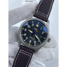 (준비완료/특급배송)NO.1251/V7공장 IWC 마크18 티타늄 블랙다이얼 가죽