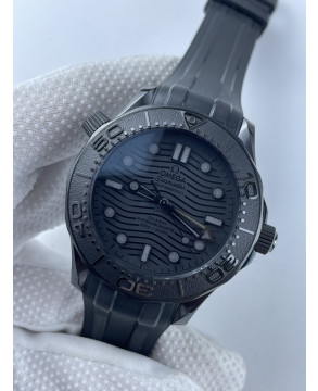 (준비완료/특급배송)NO.1534/VS공장 Seamaster 300m 43.5mm Black Ceramic