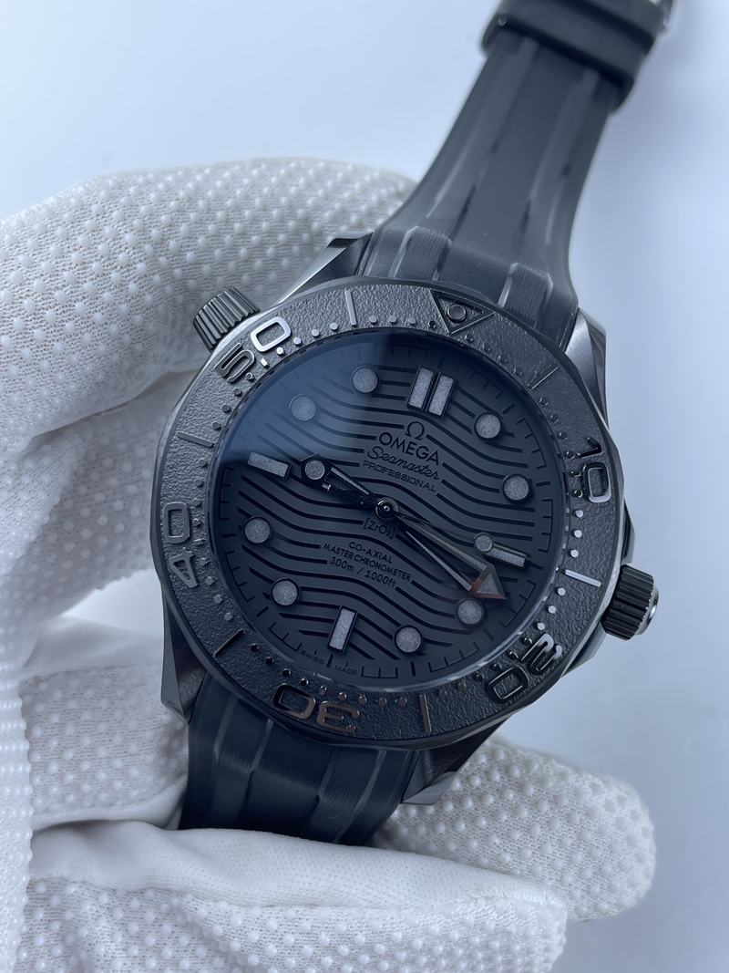 (준비완료/특급배송)NO.1535/VS공장 Seamaster 300m 43.5mm Black Ceramic